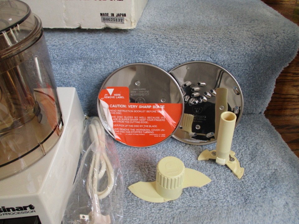 Boxed Never Used Vintage Cuisinart Food Processor DLC8F eBay