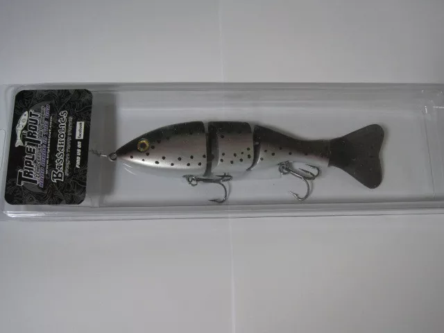 22ND CENTURY TRIPLE TROUT 7inch SWIMBAIT SILVER TROUT color NIP !!