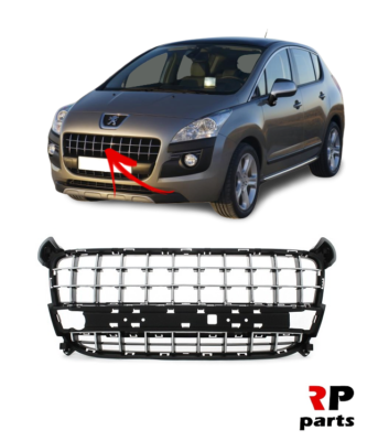 Grille De Pare-choc Avant Centrale Supérieure Chromée