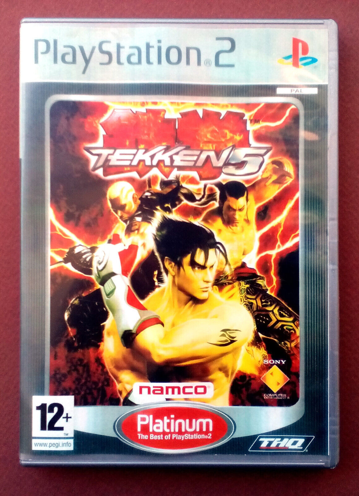 Tekken 5 PS2 Playstation 2 game Complete With Manual Tested Working PAL  French