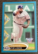 2012 Topps Opening Day Prince Fielder #51 Blue Parallel /2012 Brewers! #3135