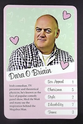 1 x Bildkarte von Dara O Briain - TV-Komiker - AO9