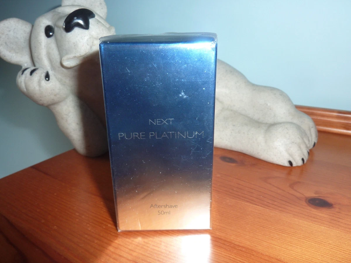 Mens Next Pure Platinum After Shave 50ml Spray Brand New Still Sealed
