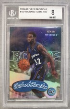 Richard Hamilton Connecticut 1999-00 Fleer Mystique Rookie Card #107 /2999 BGS 8. rookie card picture