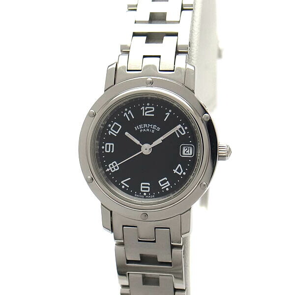 HERMES CLIPPER PM Size CL4.210 Ladies Watch From Japan G1206
