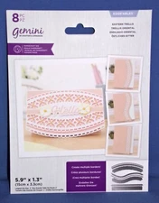 Gemini Eastern Trellis Edgeables Set 8pc HTF New by Crafters Companion Free Ship