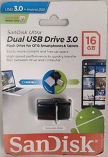 SanDisk Ultra Dual Micro-USB/USB 3.0 Flash Drive 16GB for OTG Smartphones