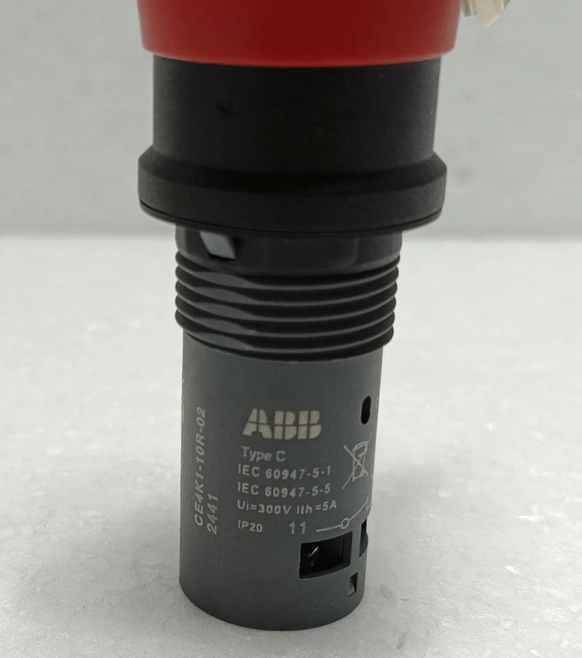 ABB CE4K1-10R-02 Emergency Stop Push Button – 1SFA619552R1051 OEM - Image 4 of 4