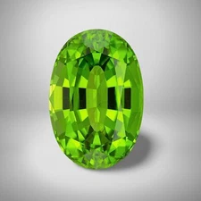 Peridot Oval Cut Gemstone 2 Cts - 10x8 mm AAA+ Loose Gem