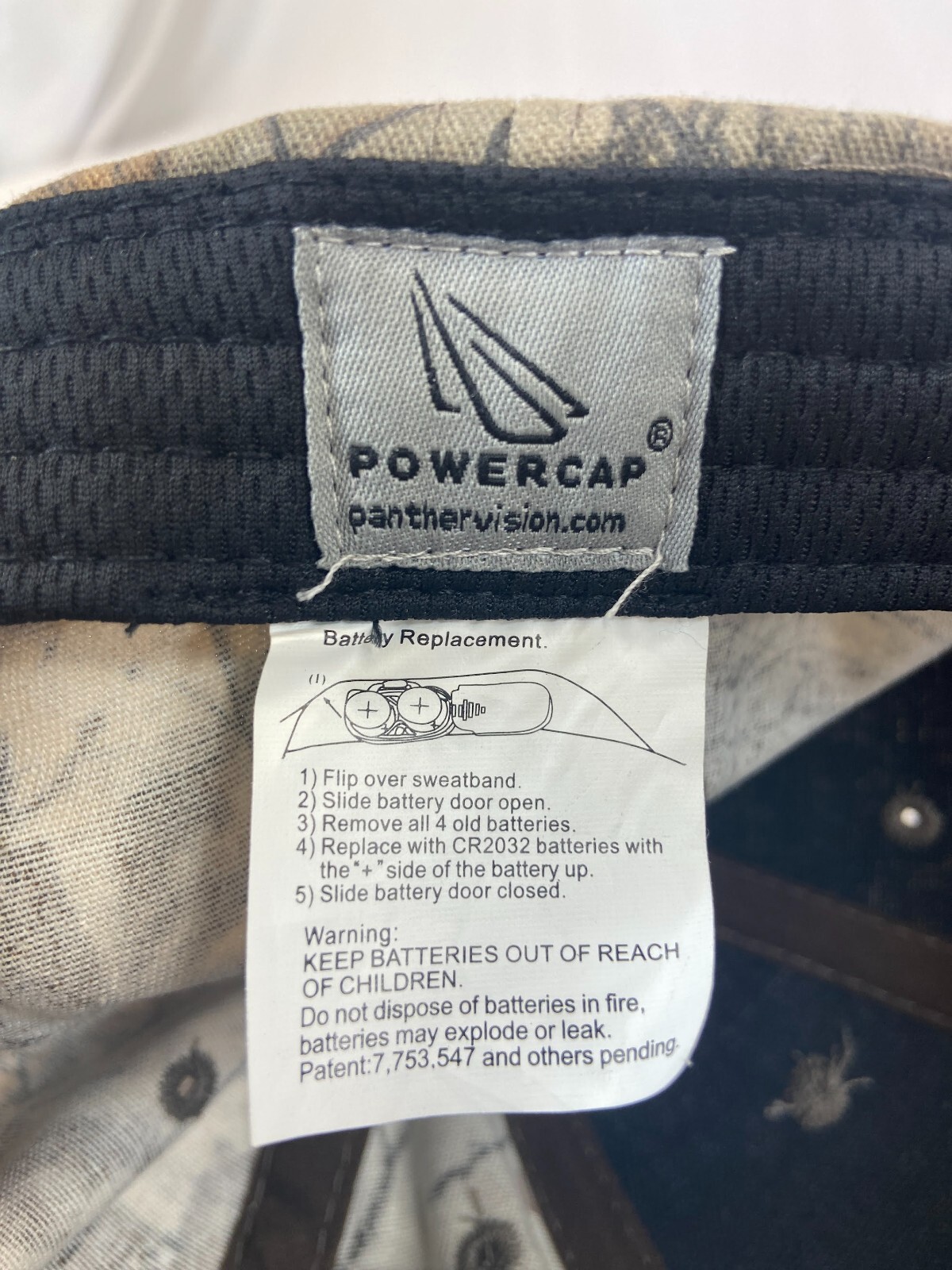 LED Head Light Baseball Cap Strapback Hat Power C… - image 9