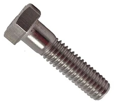 Type 316 Stainless Steel Hex Head Bolts - Size 3/8-16 x 2" (pack of 10pcs) Ma...