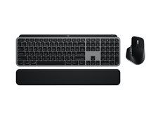 Logitech MX Keys S Combo for Mac, Wireless Keyboard and Mouse with Palm Rest,