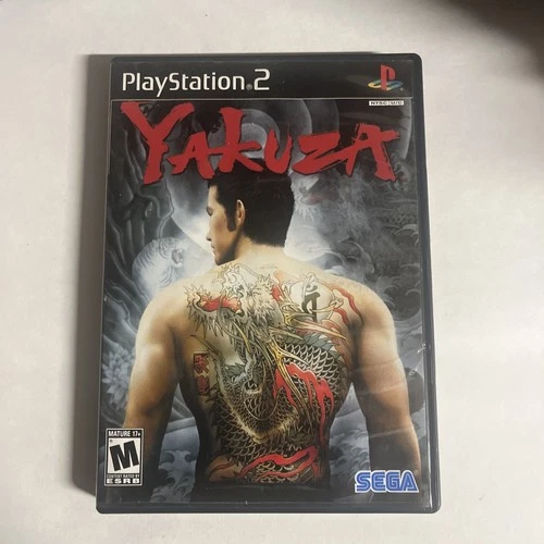Yakuza; Boxed (Sony PlayStation 2, 2006) case and manual only Video Game PS2