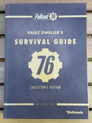 Fallout 76 Vault Dweller's Survival Guide Official Collector's Edition W/Map HC