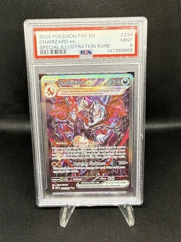 Pokemon TCG Paldean Fates Charizard EX SIR 234/091 PSA 9