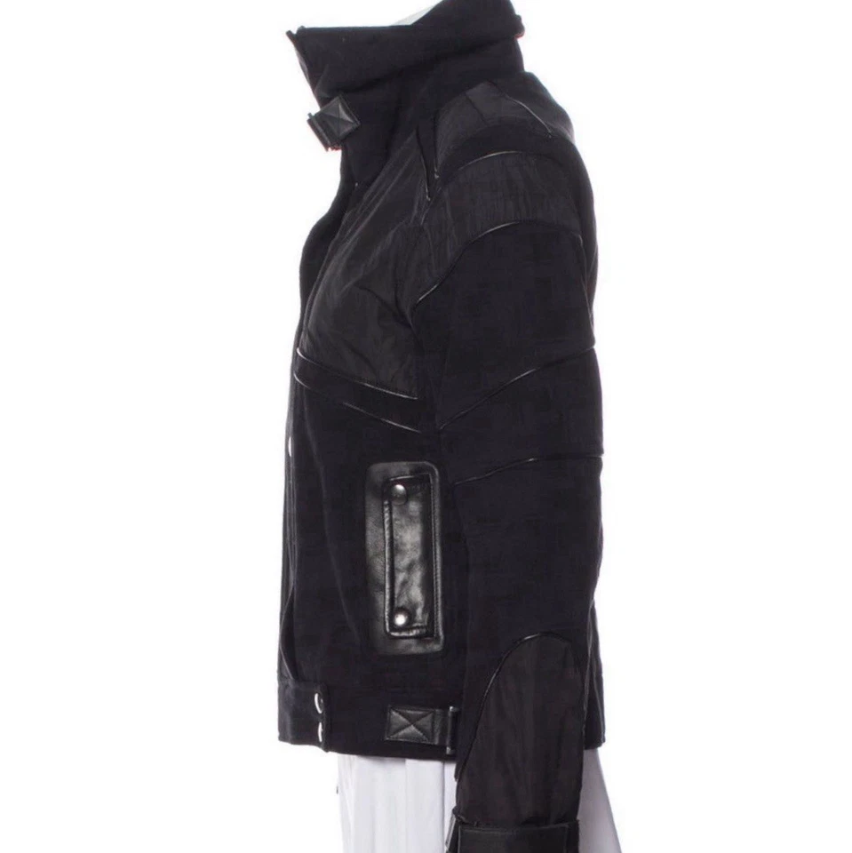 Barbara Bui Jacket, Size Medium, Us 6 ,Black Zip Closure - Image 2 of 3