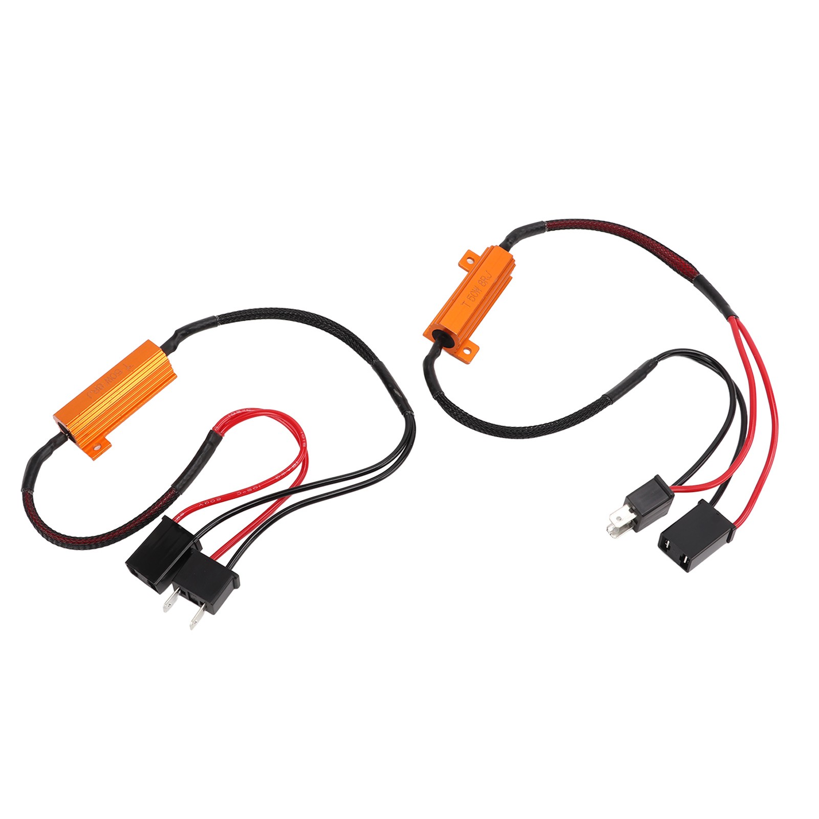 LED Decoder H7 Aluminum Housing Single Resistance Wire LED Headlight Fault Decod