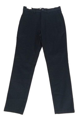 Autograph Men's Chinos Trousers Black Slim Fit Stretch Pocket Belt Loop Zip New