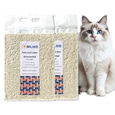 Tofu Cat Litter 100 Natural Ingredients Flushable Really Dust-Free Unscented