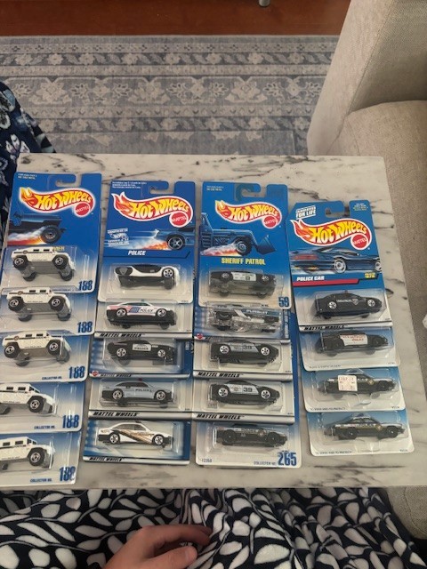 Hot Wheels Police Vehicle 90's and 2000's NIB you choose hummer, police car, etc
