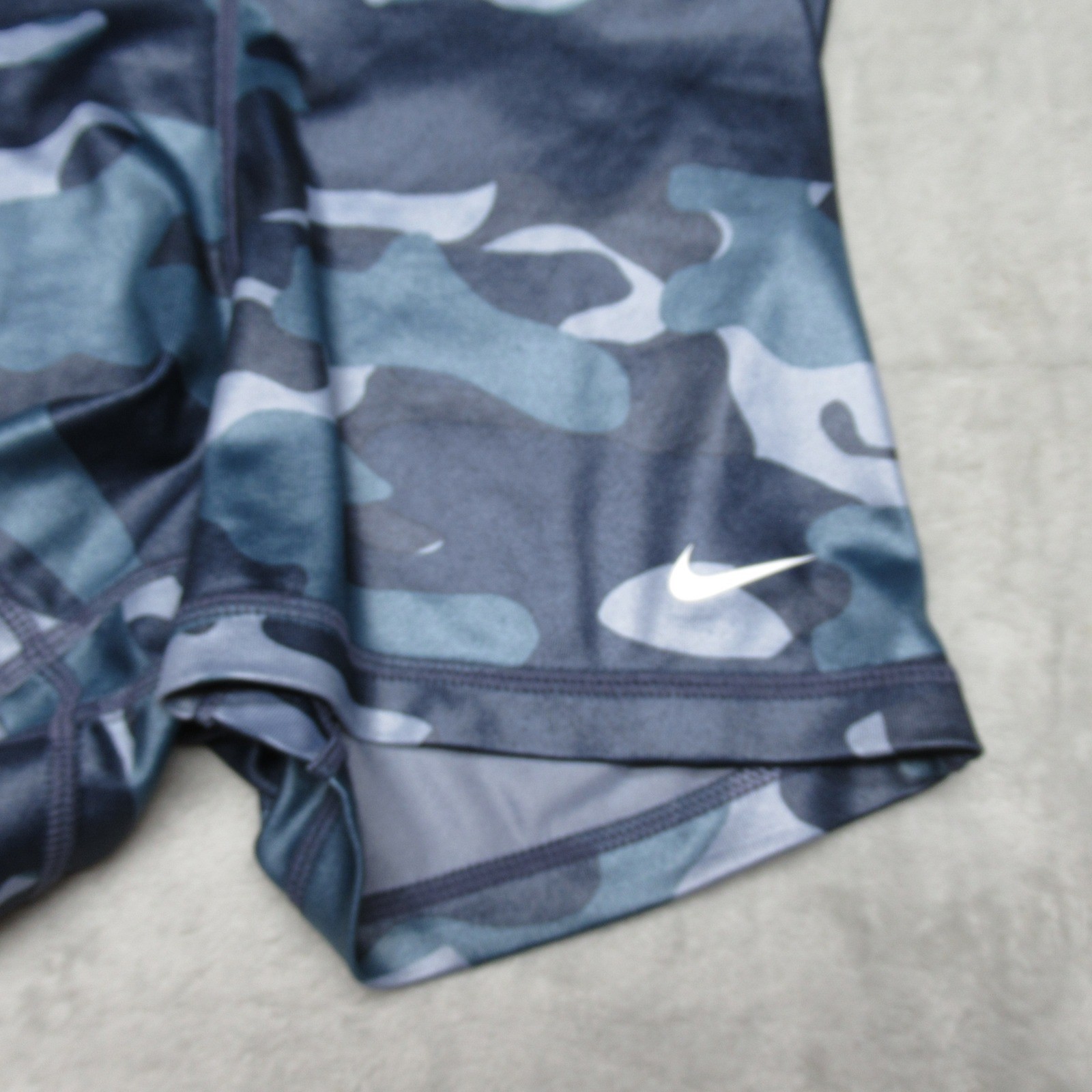 Nike Pro Shorts Youth? Blue Small Camo Dri-FIT Compression Athletic Training thumbnail 5