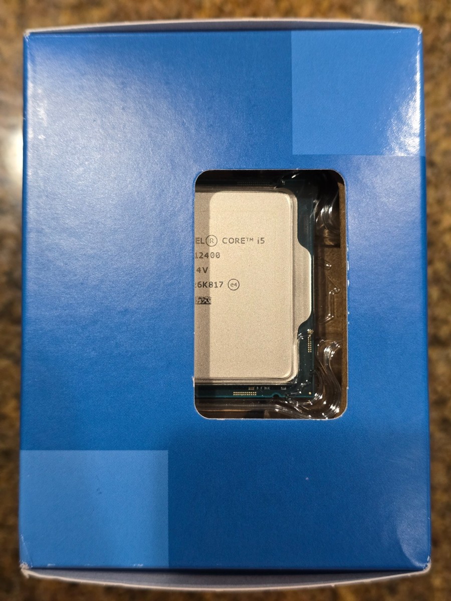 Intel Core i5-12400 Processor (4.4 GHz, 6 Cores, LGA 1700) Box