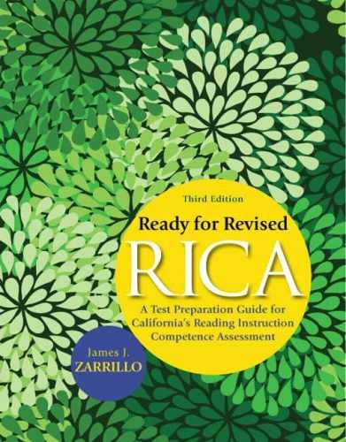 Ready for Revised RICA: A Test - Paperback, by Zarrillo James J. - Good