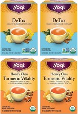 Tea DeTox and Wellness Variety Pack 4pk - 16 Bags per Pack 4 Pack - Organic