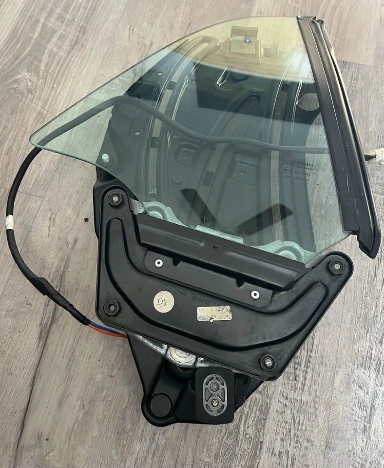 97-06 JAGUAR XK8 CONVERSÍVEL PASSAGEIRO DIREITO QUARTO REGULADOR DE JANELA DE VIDRO FABRICANTE DE EQUIPAMENTO ORIGINAL - Imagem 4 de 4