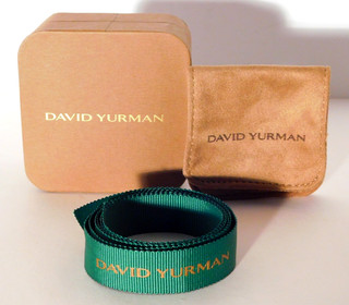 David Yurman Brown Gift Box Magnetic Pouch Bag Empty NEW