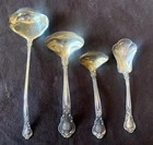 Vintage 4pc Gorham Chantilly Sterling Silver Serving Lot Pat. 1895