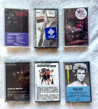 BILLY IDOL VIXEN TAPE SEALED CASSETTES LOT MARILYN MARTIN TUESDAY KNIGHT PROM0