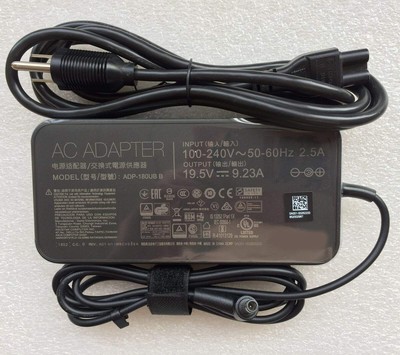 FHSJD 19.5V 9.23A 180W 6.0X3.7mm AC Power Adapter Charger for ASUS ROG GL504 S7C