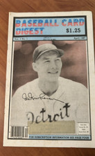 Baseball Card Digest ~ April 1987 ~ Hal Newhouser Tigers Paperback