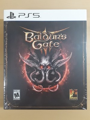 Baldur's Gate III 3 Deluxe Edition Playstation 5 PS5 -ESRB- Ships in a Box!