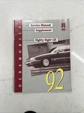 92 Oldsmobile Eighty-Eight LSS Service Manual Supplement USED 1992