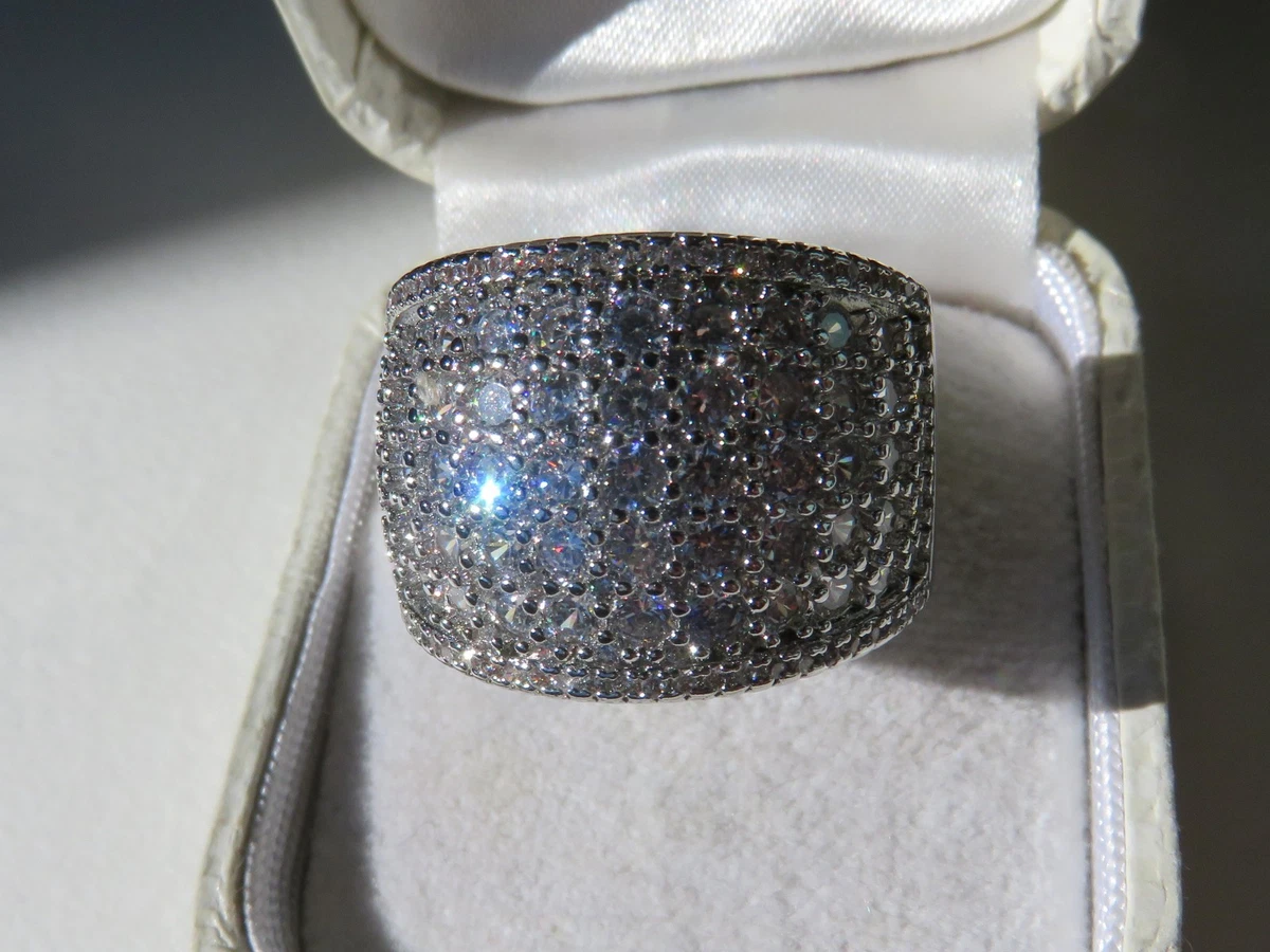 Bague ancienne argent sertie des pierres