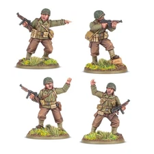USA - Rangers Platoon Commanders: Warlord Games Bolt Action