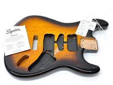 3.1 lbs Fender Squier Strat TREMOLO BODY Stratocaster Sunburst Electric Guitar
