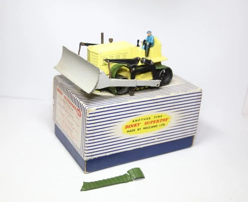 Dinky 961 Blaw Knox Bulldozer In Original Box - Good Vintage Original 1950s