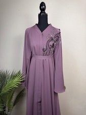 Dubai Abaya Closed Umbrella Maxi Dress Women's Modest Dress