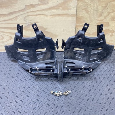 2003-2006 OEM POLARIS PREDATOR 500 Left Right Heel Guards Cover Foot Pegs Set