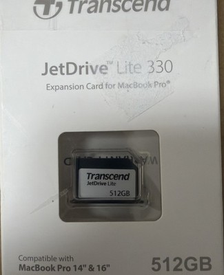 Transcend JetDrive Lite 330 512GB Expansion Card for Apple MacBook Pro 2021