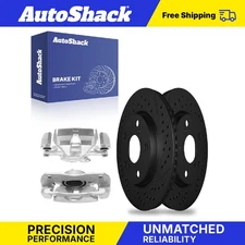 Front Drilled Slotted Brake Rotors Calipers for Scion xB Toyota Prius V