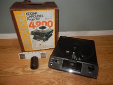 Kodak Carousel 4200 Slide Projector 140 102mm w/ Remote  Box Tested Works