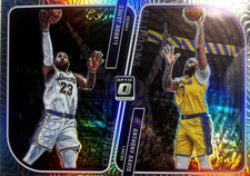 Panini 2023-24 Donruss Optic Illusions #7 LeBron James/Anthony Davis