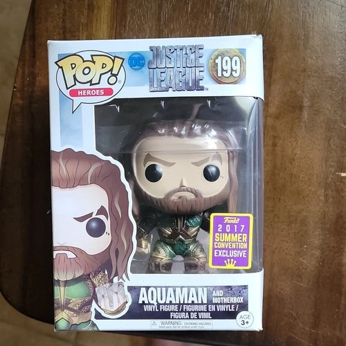 Funko Pop! Vinyl Aquaman 2017 Summer Convention Exclusive #199