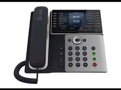 Poly Edge E550 IP Phone 12 Line Keys 5 inch Display PoE New in Box