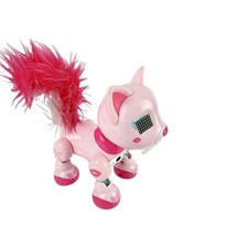 Zoomer Meowzies Interactive Pink Robot Cat Kitten Kitty 2016 Tested
