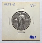 1929-D Silver Standing Liberty Quarter - VF